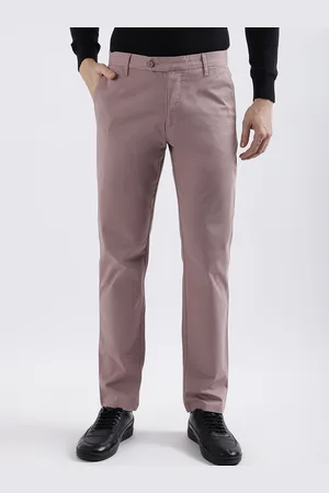 ICONIC Men Slim Fit Pure Cotton Trouser