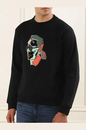 Karl Lagerfeld Men Graphic Printed Pullover Sweatshirt