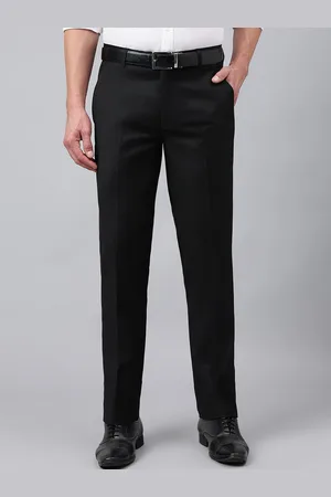 Richlook Men Smart Pleated Formal Trousers