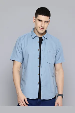Aeropostale Pocket Detail Textured Pure Cotton Shirt