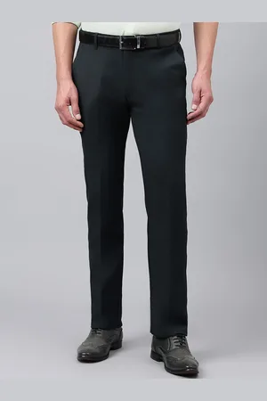 Richlook Men Smart Pleated Formal Trousers