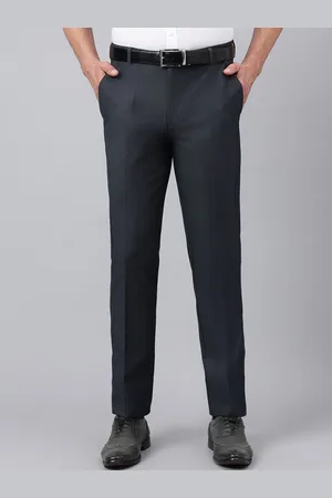Richlook Men Smart Pleated Formal Trousers
