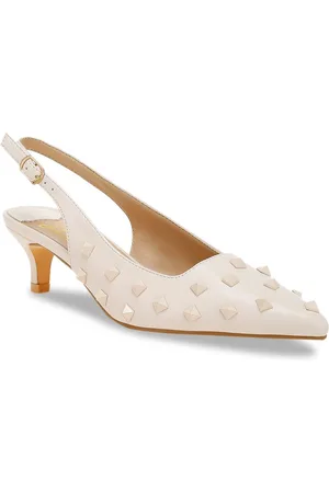 London Rag Women Leather Kitten Heels Pumps