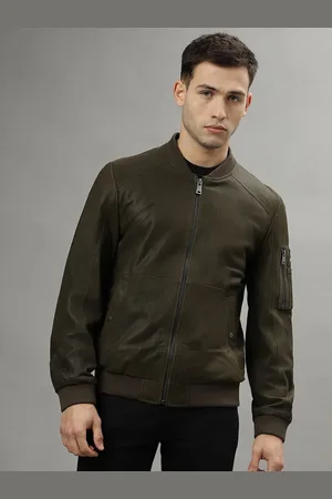 ICONIC Men Mandarin Collar Bomber Jacket