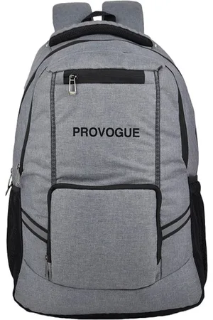 Provogue Unisex Grey & Black Backpack with Reflective Strip