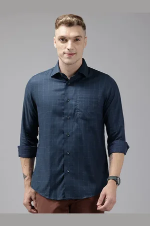 Blackberrys Checked Slim Fit Formal Shirt