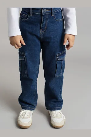 Ed-a-Mamma Boys Comfort Mildly Distressed Stretchable Jeans