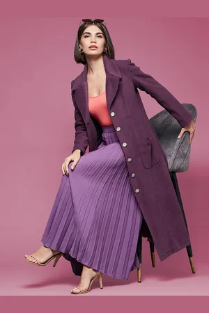 DressBerry Women Lapel Collar Longline Tailored Jacket