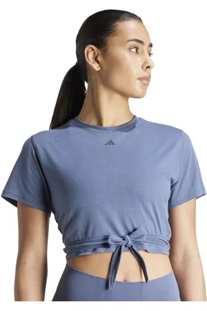 adidas Women Solid Round Neck T-shirt