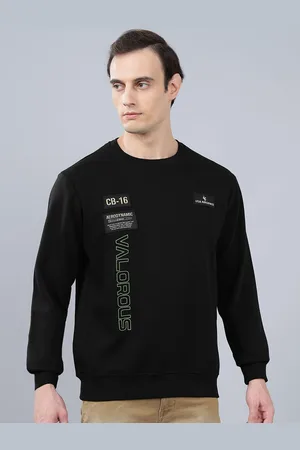 CANTABIL Men Typography Printed Round Neck Pullover Sweatshirt