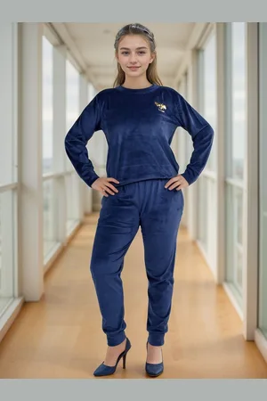 BAESD Girls Round Neck Sweatshirt With Jogger