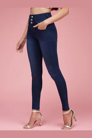 DressBerry Women Skinny Fit High Rise Stretchable High Waist Denim Jeans