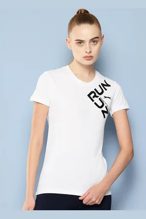 Slazenger Women Printed Running T-shirt with Reflective Detail