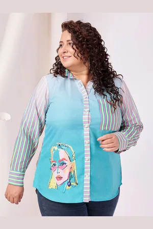 BAESD Women Abstract Printed Standard Opaque Casual Shirt