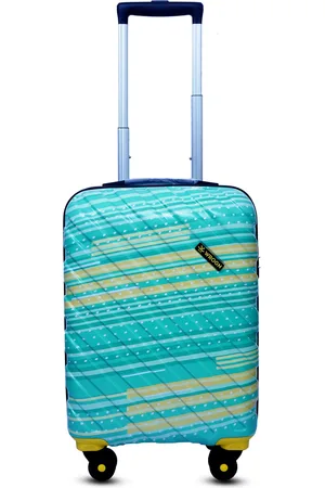 WROGN Printed Venue Hard Trolley Bag - Medium