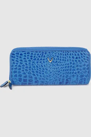 Hidesign Women Animal Textured Leather Zip Around Wallet
