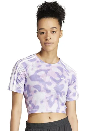adidas Women Abstract Printed Round Neck T-shirt