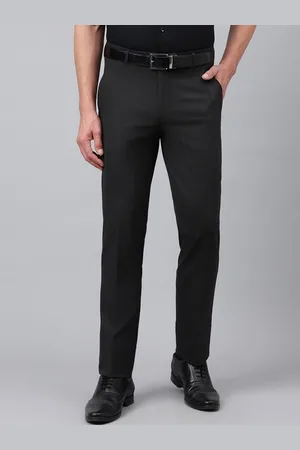 Richlook Men Striped Smart Pleated Trousers
