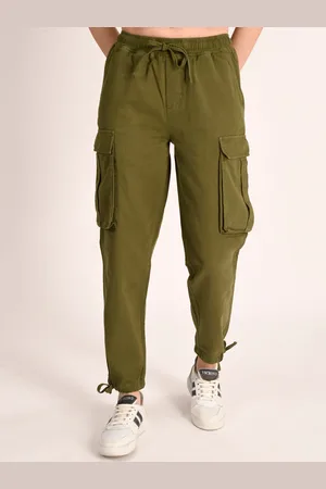 Roadster The Lifestyle Co Women Cotton Cargo Joggers