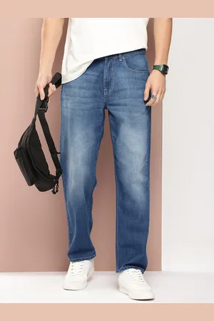 HARVARD Men Relaxed Fit Light Fade Pure Cotton Jeans