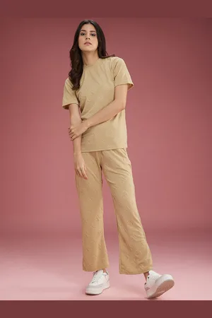 DressBerry Women Self-Design Top With Trousers Co-Ords