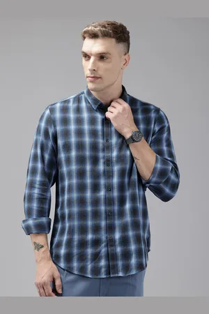 Blackberrys Checked Slim Fit Casual Shirt