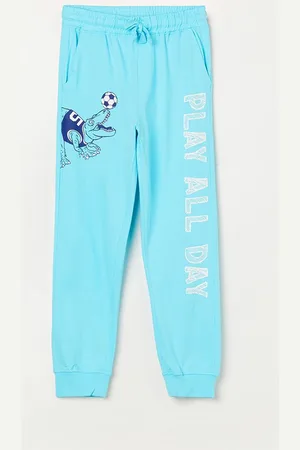 Lifestyle Boys Printed Cotton Mid Rise Joggers