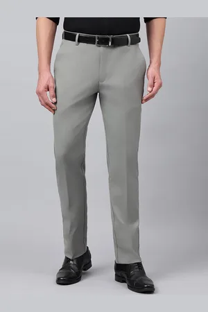 Richlook Men Smart Pleated Regular Fit Trousers
