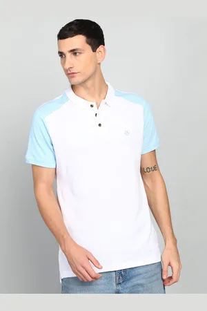 WROGN Men Solid Polo Collar Pure Cotton T-shirt
