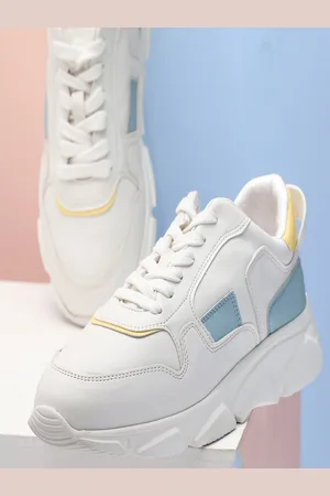 REFOAM Women Colourblocked Lace-Up Sneakers