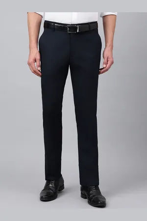 Richlook Men Smart Pleated Formal Trousers