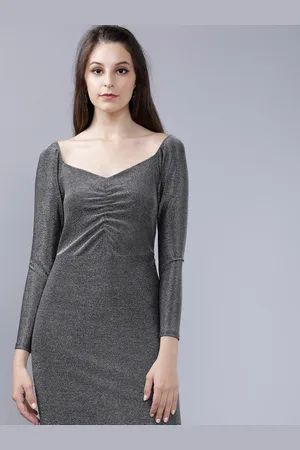 Tokyo Talkies Women Solid Bodycon Dress