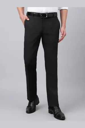 Richlook Men Smart Pleated Formal Trousers