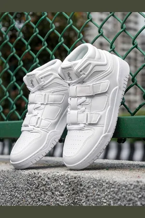 Red Tape Men Perforated Mid-Top Sneakers