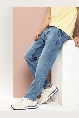 HARVARD Men Relaxed Fit Heavy Fade Stretchable Jeans