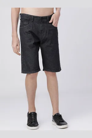 Highlander Men Slim Fit Denim Shorts