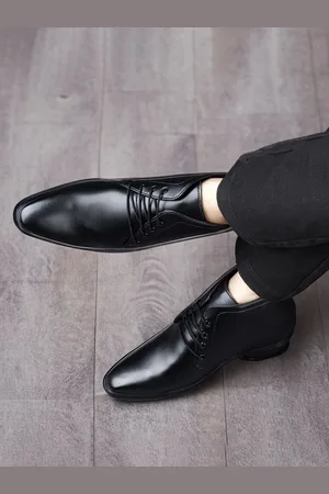 BXXY Men Hidden Elevator Formal Lace-up Regular Boots