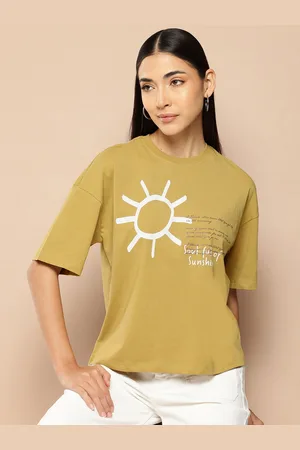 Chemistry Women Printed Pure Cotton T-shirt