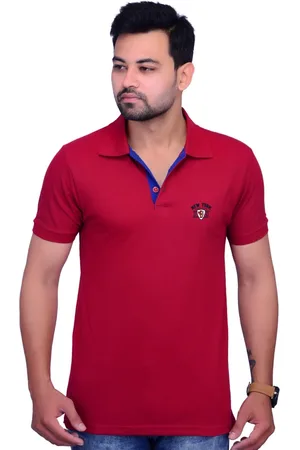 La Milano Men Polo Collar Slim Fit T-shirt