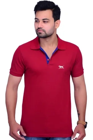 La Milano Men Polo Collar Cotton Slim Fit T-shirt