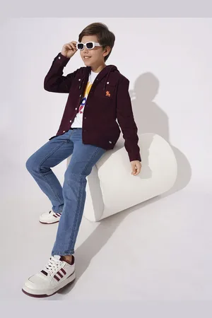 JACK & JONES Boys Hood Solid Cotton Casual Shirt