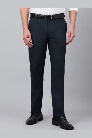 Richlook Men Smart Pleated Formal Trousers