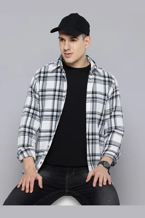 Aeropostale Tartan Check Textured Shirt