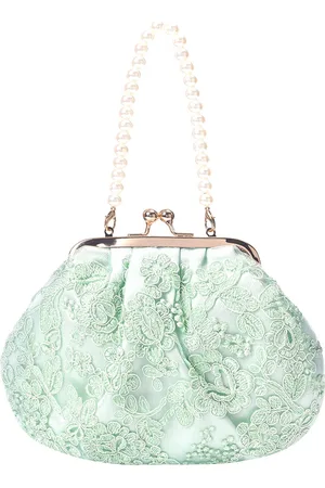 Lino Perros Floral Embroidered Party Purse