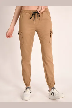 Roadster The Lifestyle Co Women Cotton Regular Fit Cargo Jogger