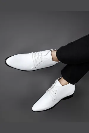 BXXY Men Hidden Elevator Formal Lace-up Regular Boots