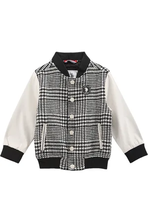Ralph Lauren Boys Geometric Printed Mock Collar Bomber Jacket