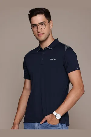 Nautica Men Polo Collar Pure Cotton T-shirt