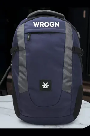 WROGN Unisex Backpack with USB Charging Port