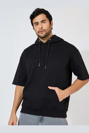 Styli Men Relaxed Fit Dropped Shoulder Terry Hoodie
